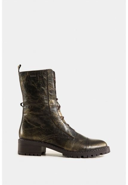 Botines Militar De Cuero Folia Para Mujer Suela Tractorada Botines Militar De Cuero Folia Para Mujer Suela Tractorada Cafe 41 Vélez