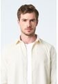 Camisa Manga Larga Bosa Para Hombre Semi Fitted Camisa Manga Larga Bosa Para Hombre Semi Fitted Crema XL VÉLEZ de Vélez