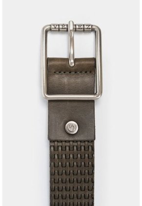 Cinturón Unifaz Bursa De Cuero Para Hombre Grabado Placa Tejido Verde Cinturón Unifaz Bursa De Cuero Para Hombre Grabado Placa Tejido Verde 36 Vélez