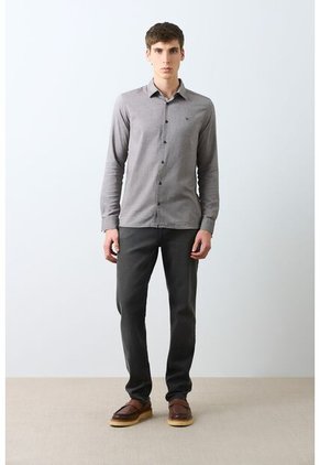 Camisa Oxford Manga Larga Calagua Para Hombre Semifitted Camisa Oxford Manga Larga Calagua Para Hombre Semifitted Tabaco M VÉLEZ