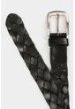 Cinturón Unifaz Danubio De Cuero Para Hombre Trenzado Negro Cinturón Unifaz Danubio De Cuero Para Hombre Trenzado Negro 30 Vélez de Vélez