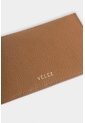 Porta Tarjetas Ava De Cuero Para Mujer Detalle Jacquard Porta Tarjetas Ava De Cuero Para Mujer Detalle Jacquard Miel VÉLEZ de Vélez