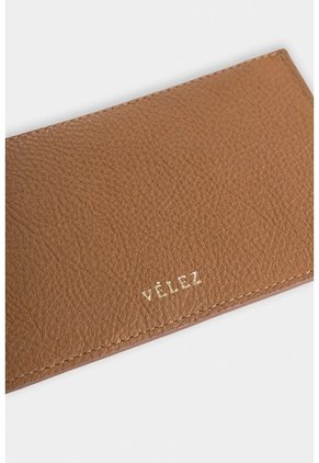 Porta Tarjetas Ava De Cuero Para Mujer Detalle Jacquard Porta Tarjetas Ava De Cuero Para Mujer Detalle Jacquard Miel VÉLEZ