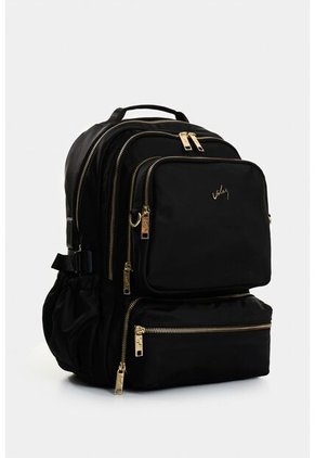 Morral Tamar En Lona Para Mujer Multifuncional Morral Tamar En Lona Para Mujer Multifuncional Negro VÉLEZ