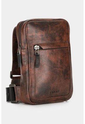 Manos Libres Mikeno De Cuero Para Hombre Efecto Abatanado Artesanal Manos Libres Mikeno De Cuero Para Hombre Efecto Abatanado Artesanal Brandy Vélez