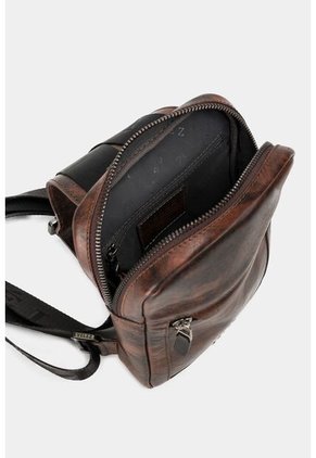 Manos Libres Mikeno De Cuero Para Hombre Efecto Abatanado Artesanal Manos Libres Mikeno De Cuero Para Hombre Efecto Abatanado Artesanal Brandy Vélez