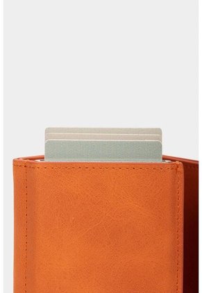 Porta Documentos De Cuero Tecnológico Porta Documentos De Cuero Tecnológico Naranja VÉLEZ