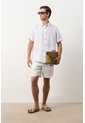 Camisa En Lino Manga Corta Siena Para Hombre Camisa En Lino Manga Corta Siena Para Hombre Blanco XXL VÉLEZ de Vélez
