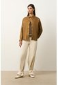 Camisa Peonia En Lino Con Acabado Metalizado Para Mujer Oversized Camisa Peonia En Lino Con Acabado Metalizado Para Mujer Oversized Bronce M VÉLEZ de Vélez