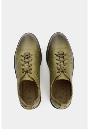 Zapatos De Atadura En Cuero Para Hombre Tikal Zapatos De Atadura En Cuero Para Hombre Tikal Verde Oliva 40 VÉLEZ