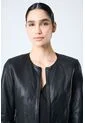 Chaqueta De Cuero Para Mujer Denver Chaqueta De Cuero Para Mujer Denver Negro L VÉLEZ de Vélez