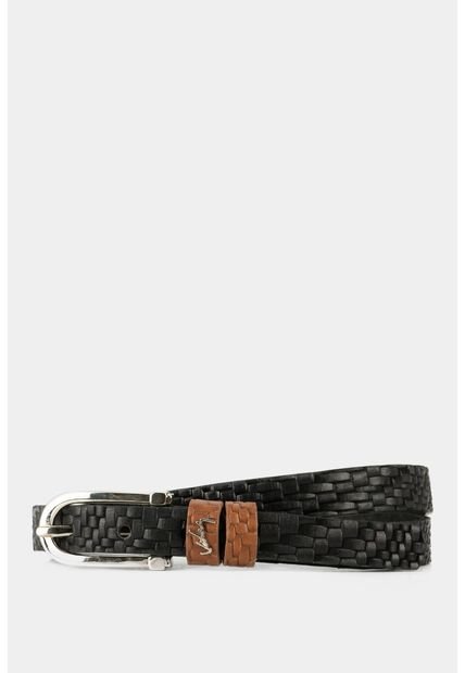 Cinturón Unifaz Mora De Cuero Para Mujer Placa Trenza Cinturón Unifaz Mora De Cuero Para Mujer Placa Trenza Negro M Vélez