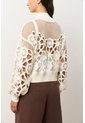 Sweater Oversize Cuello Alto En Algodón Para Mujer Runas Sweater Oversize Cuello Alto En Algodón Para Mujer Runas Crema XL VÉLEZ de Vélez