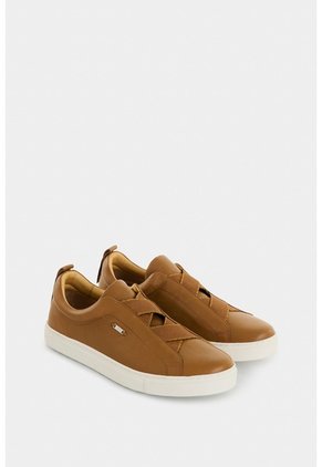 Mocasines Ópalo 2.0 De Cuero Para Mujer Ajuste Elástico Mocasines Ópalo 2.0 De Cuero Para Mujer Ajuste Elástico Miel 34 VÉLEZ