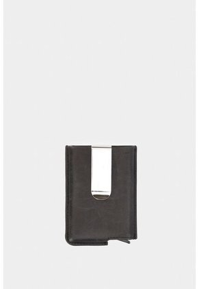 Porta Documentos De Cuero Miniwallet Porta Documentos De Cuero Miniwallet Negro VÉLEZ