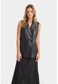Chaleco Sol De Cuero Ovino Para Mujer Fit Recto Chaleco Sol De Cuero Ovino Para Mujer Fit Recto Negro XL VÉLEZ de Vélez
