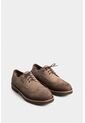 Zapatos De Cordón Alessio De Cuero Gamuza Para Hombre Efecto Escribiente Zapatos De Cordón Alessio De Cuero Gamuza Para Hombre Efecto Escribiente Arena 45 Vélez de Vélez