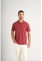 Polo Para Hombre Semi Fit Detalle Jacquard Polo Para Hombre Semi Fit Detalle Jacquard Vinotinto XL VÉLEZ de Vélez