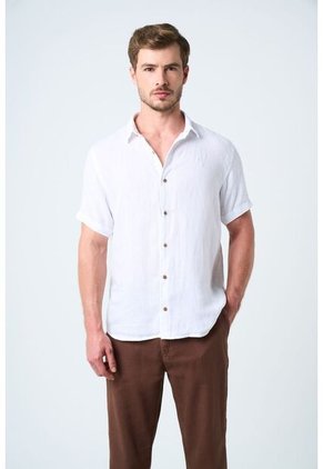 Pantalón Aron En Lino Para Hombre Ribete Cuero Pantalón Aron En Lino Para Hombre Ribete Cuero Tabaco 34 VÉLEZ