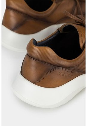 Tenis Ginger De Cuero Para Hombre Suela Deportiva Tenis Ginger De Cuero Para Hombre Suela Deportiva Miel 45 Vélez