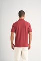 Polo Para Hombre Semi Fit Detalle Jacquard Polo Para Hombre Semi Fit Detalle Jacquard Vinotinto XL VÉLEZ de Vélez