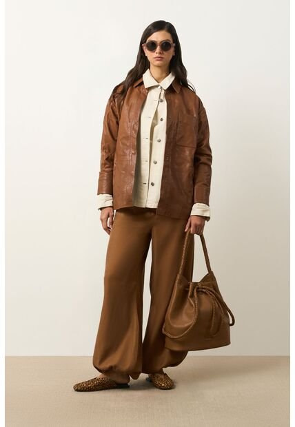 Pantalón Bota Englobada De Tejido Plano Para Mujer Arizona Pantalón Bota Englobada De Tejido Plano Para Mujer Arizona Miel 14 VÉLEZ