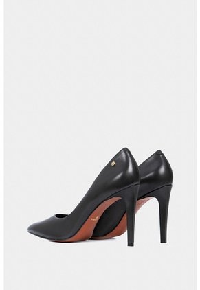 Tacones Cerrados De Cuero Liso Tacones Cerrados De Cuero Liso Negro 36 VÉLEZ