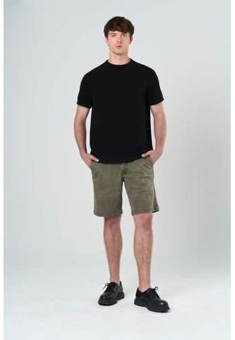 Bermuda Acacia En Drill Para Hombre Silueta Amplia Bermuda Acacia En Drill Para Hombre Silueta Amplia Verde Oliva 38 VÉLEZ Vélez
