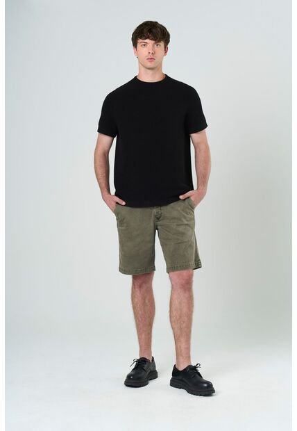 Bermuda Acacia En Drill Para Hombre Silueta Amplia Bermuda Acacia En Drill Para Hombre Silueta Amplia Verde Oliva 38 VÉLEZ
