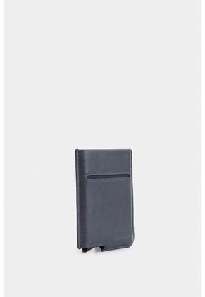 Porta Documentos De Cuero Miniwallet Porta Documentos De Cuero Miniwallet Azul Oscuro VÉLEZ