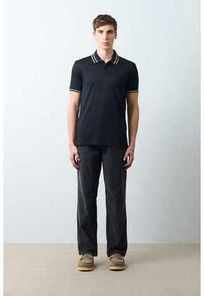 Polo Manga Corta Para Hombre Luzia Polo Manga Corta Para Hombre Luzia Negro XXL VÉLEZ