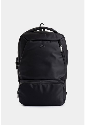 Tula Morral Nolan De Lona Y Cuero Para Hombre Estilo Utilitario Tula Morral Nolan De Lona Y Cuero Para Hombre Estilo Utilitario Negro VÉLEZ Vélez