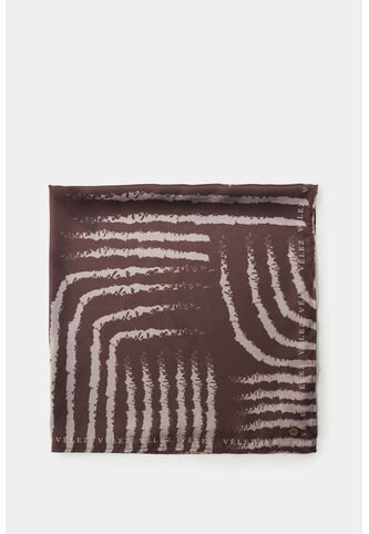 Pañuelo Pequeño Satinado Estampado Para Mujer Tessa Pañuelo Pequeño Satinado Estampado Para Mujer Tessa Cafe XS VÉLEZ Vélez