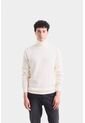 Sweater Cuello Tortuga Tejido Para Hombre Sweater Cuello Tortuga Tejido Para Hombre Crema S Vélez de Vélez