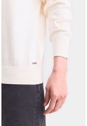 Sweater Cuello Tortuga Tejido Para Hombre Sweater Cuello Tortuga Tejido Para Hombre Crema S Vélez