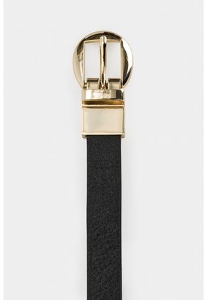 Cinturón Doble Faz Taipei De Cuero Para Mujer Mezcla De Texturas Cinturón Doble Faz Taipei De Cuero Para Mujer Mezcla De Texturas Negro S VÉLEZ