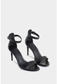 Sandalia Tacón Clavel De Cuero Para Mujer Amarre Al Tobillo Sandalia Tacón Clavel De Cuero Para Mujer Amarre Al Tobillo Negro 34 VÉLEZ de Vélez