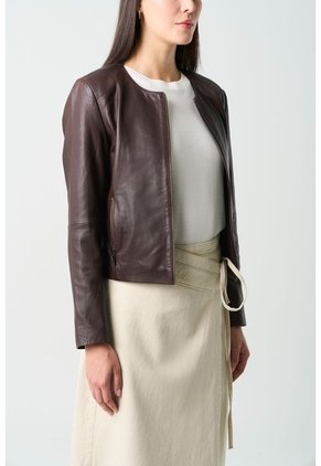 Chaqueta De Cuero Para Mujer Denver Chaqueta De Cuero Para Mujer Denver Cafe S VÉLEZ