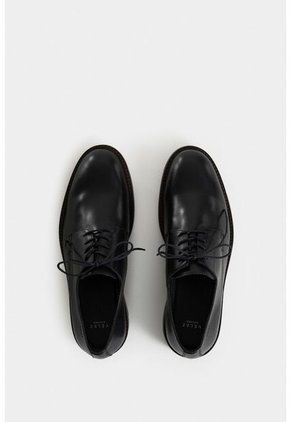 Zapatos Cordón Lunar De Cuero Liso Para Hombre Cordón Redondo Zapatos Cordón Lunar De Cuero Liso Para Hombre Cordón Redondo Negro 41 Vélez