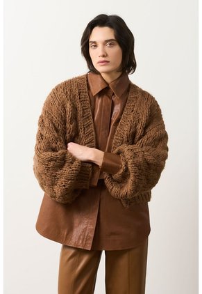 Cardigan Tejido Para Mujer Luzia Cardigan Tejido Para Mujer Luzia Miel XS VÉLEZ