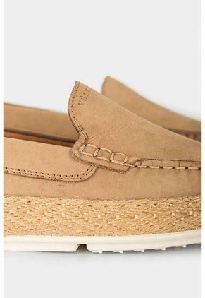 Mocasines Casuales De Cuero Para Hombre Inserto Yute Mocasines Casuales De Cuero Para Hombre Inserto Yute Arena 44 VÉLEZ