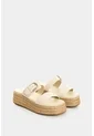 Sandalia Plataforma En Cuero Y Yute Para Mujer Ikal Sandalia Plataforma En Cuero Y Yute Para Mujer Ikal Arena 39 VÉLEZ de Vélez