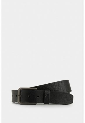 Cinturón Unifaz Vernazza De Cuero Para Hombre Punta Cuadrada Cinturón Unifaz Vernazza De Cuero Para Hombre Punta Cuadrada Negro 34 VÉLEZ