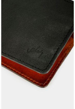 Porta Billetes Mora De Cuero Para Hombre Efecto Envejecido Porta Billetes Mora De Cuero Para Hombre Efecto Envejecido Negro VÉLEZ