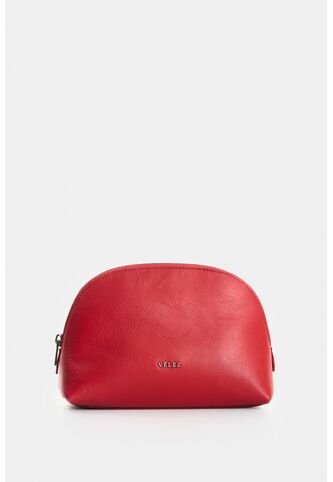 Cosmetiquera De Cuero Para Mujer Nacre Cosmetiquera De Cuero Para Mujer Nacre Rojo VÉLEZ Vélez
