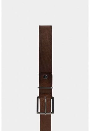 Cinturón Unifaz Luster De Cuero Para Hombre Punta Trapecio Cinturón Unifaz Luster De Cuero Para Hombre Punta Trapecio Miel 42 VÉLEZ