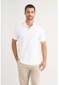 Polo Para Hombre Semi Fit Detalle Jacquard Polo Para Hombre Semi Fit Detalle Jacquard Blanco M VÉLEZ de Vélez
