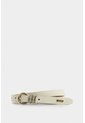 Cinturón Unifaz De Cuero Para Mujer Puntera Hexagonal Cinturón Unifaz De Cuero Para Mujer Puntera Hexagonal Blanco L VÉLEZ de Vélez