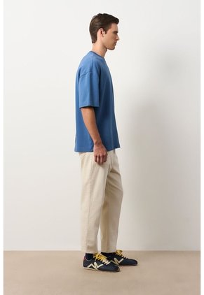 Camiseta Relaxed Fit Para Hombre Camiseta Relaxed Fit Para Hombre Azul XXL VÉLEZ