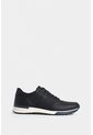 Tenis Vuelos De Cuero Para Hombre Combinación De Texturas Tenis Vuelos De Cuero Para Hombre Combinación De Texturas Negro 45 VÉLEZ de Vélez